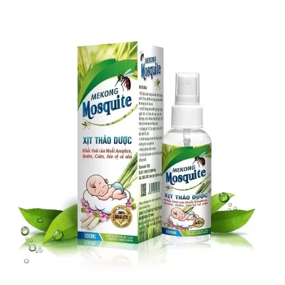 Xịt Đuổi Muỗi Thảo Dược Mekong Mosquite 100ml